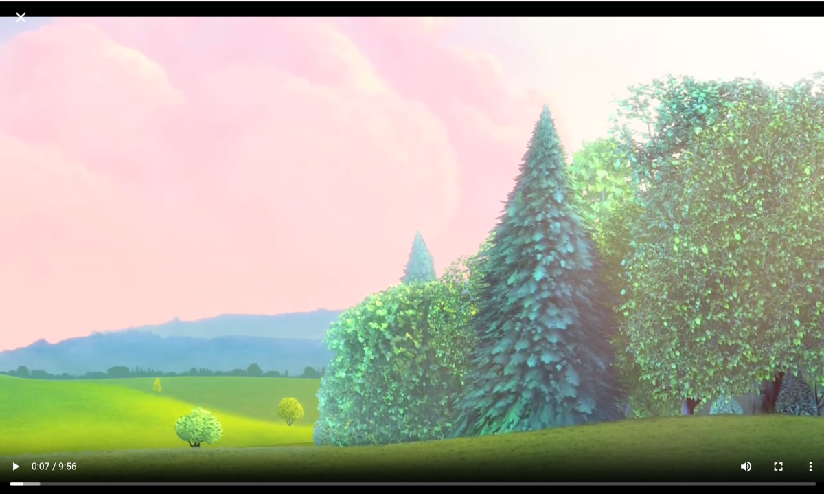 Screenshot of Home Assistant fullscreen web browser media player dialog