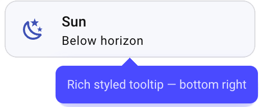 tooltip spark with rich styles and custom placement